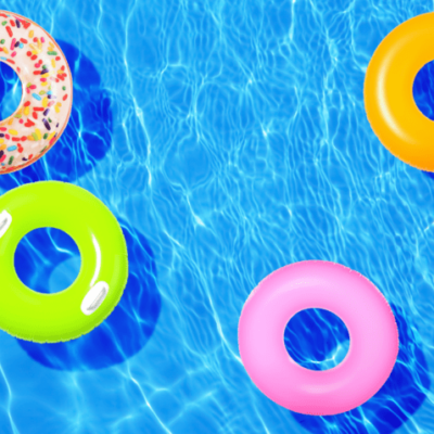 water pool swimming rings
